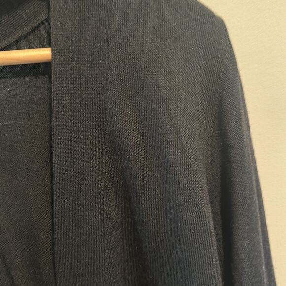 GAP XL Black Ultrasoft Wool Open Front Cardigan Sweater - Picture 3 of 6